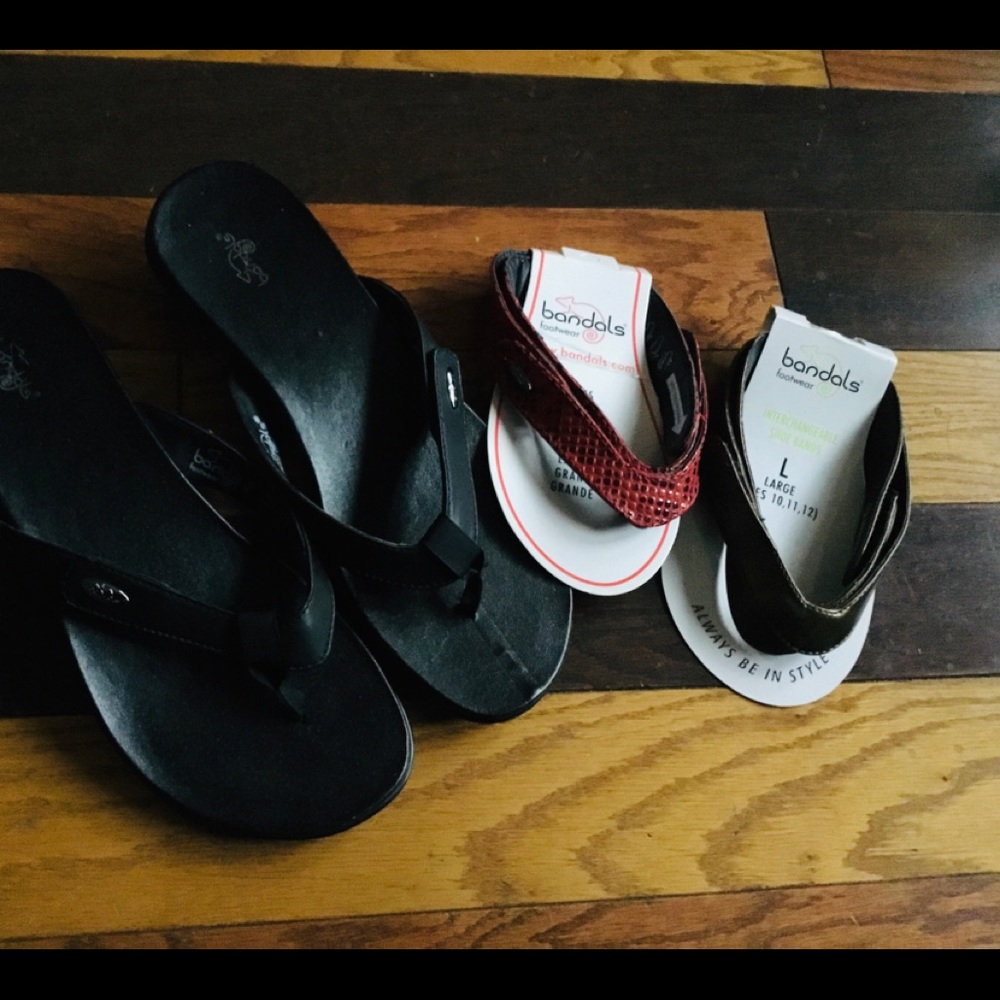 3 for 1 kitten heel sandals with interchangeable straps for new looks